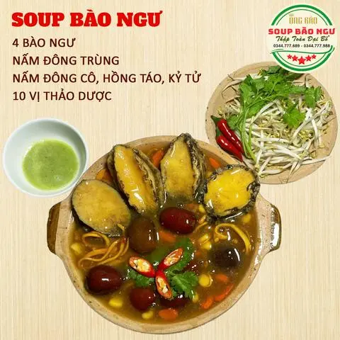 Hình ảnh Soup Bào Ngư