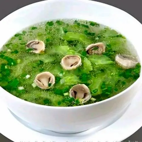Hình ảnh Canh khổ qua nấm