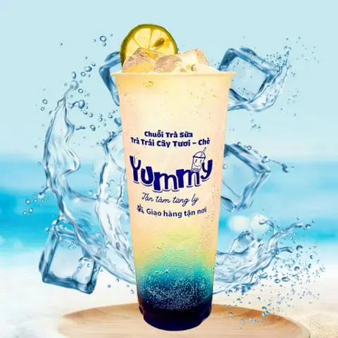 Hình ảnh (Ly Size L) Soda Việt Quất