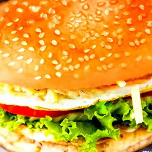 Hình ảnh Hamburger trứng