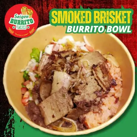 Hình ảnh Burrito Tô Nạm Bò Xông Khói | Smoked Beef Brisket Burrito Bowl