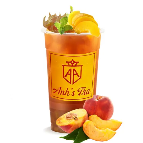 Hình ảnh Trà Đào Tươi Lucky 