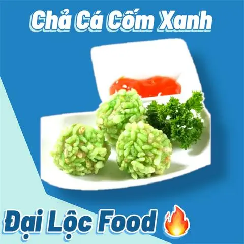 Hình ảnh Chả Cá Tẩm Cốm Xanh - 3 Viên