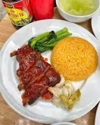 Hình ảnh Cơm chiên sườn cây xá xíu