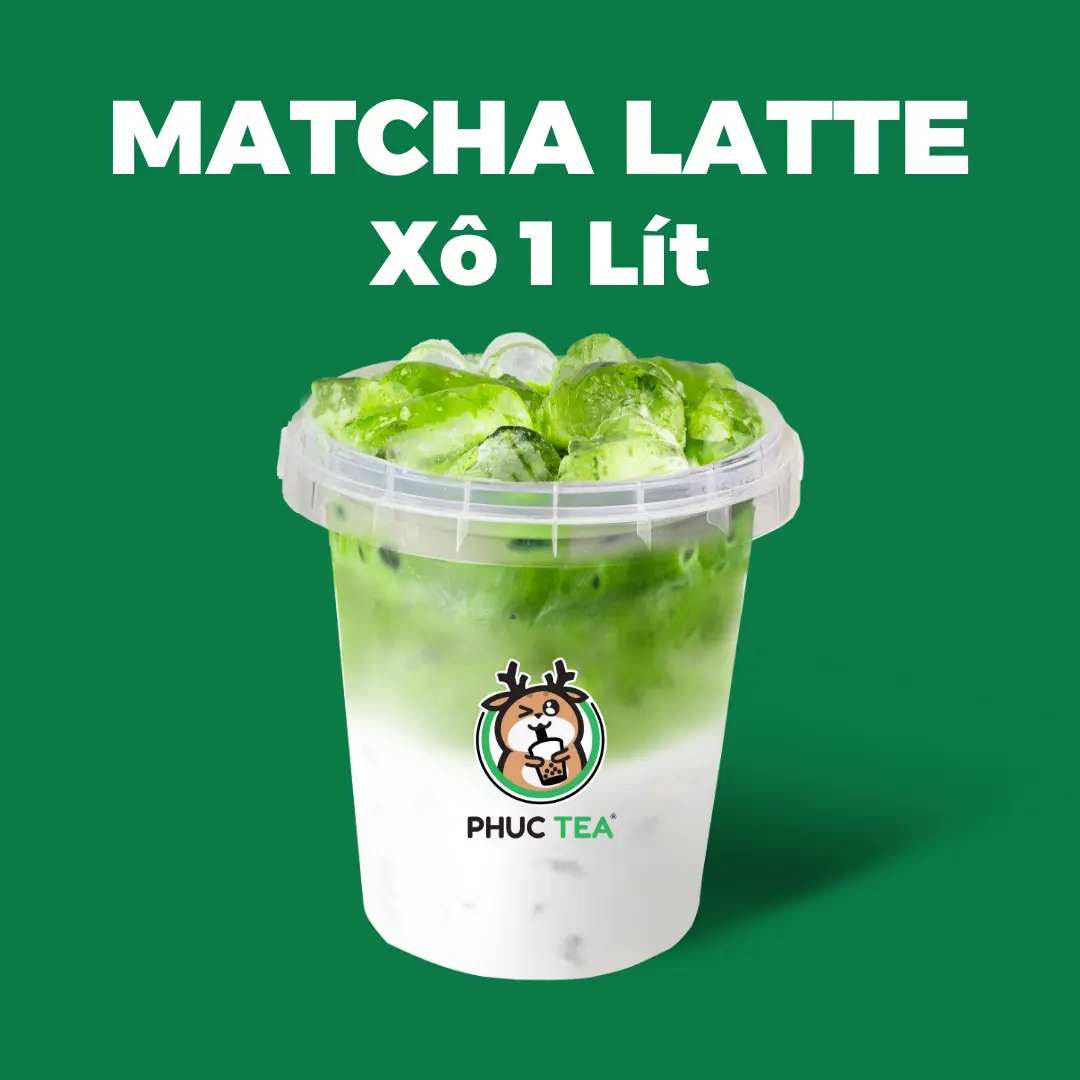 Hình ảnh Matcha Latte - Xô 1 Lít