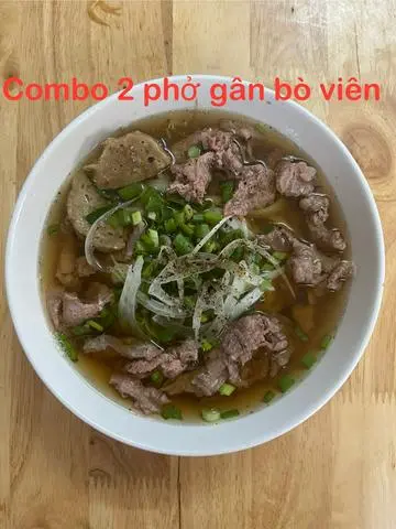 Hình ảnh Combo 2 tô phở bò
