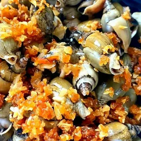 Hình ảnh ỐC CÀ NA CHẤY TỎI