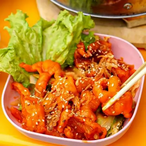 Hình ảnh Chân gà rút xương sốt Thái