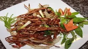Hình ảnh Khô nhái chiên