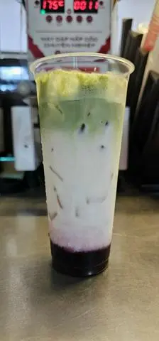 Hình ảnh Khoai môn matcha latte
