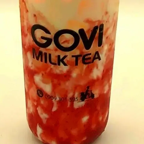 Hình ảnh Trà Sữa Hương Dâu(Chưa có topping )