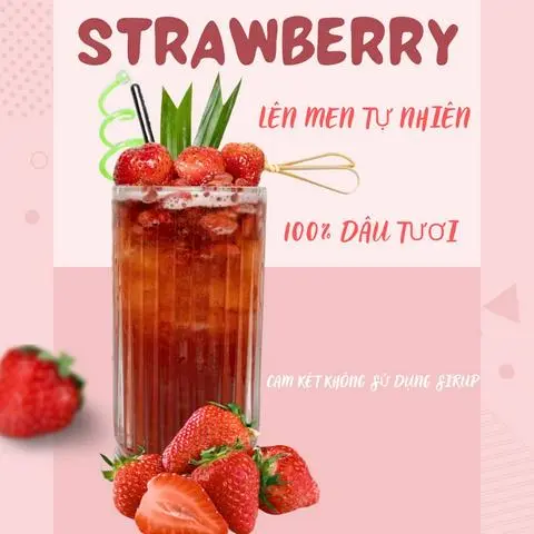 Hình ảnh Trà dâu tây cider