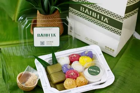 Hình ảnh Bánh Bò Mini Đa Sắc và Bánh Da Lợn (size L)
