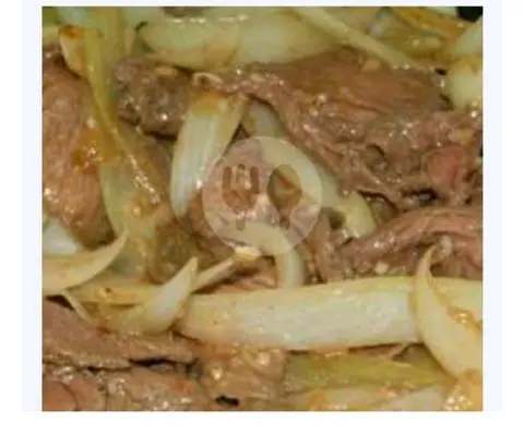 Hình ảnh Cơm thịt bò xào hành tây