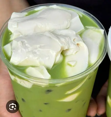 Hình ảnh Mattcha latte mix đậu hũ 