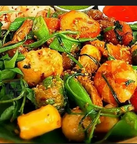 Hình ảnh Combo cá viên chiên mắm tỏi vừa(2-3 người)