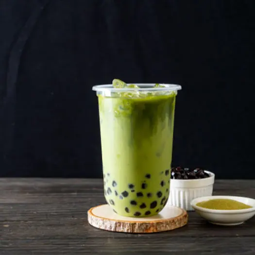 Hình ảnh Trà sữa matcha xanh mát