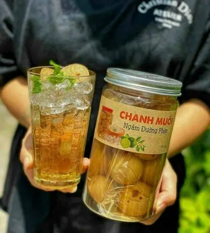 Hình ảnh Chanh Muối Ngâm Đường Phèn 1kg