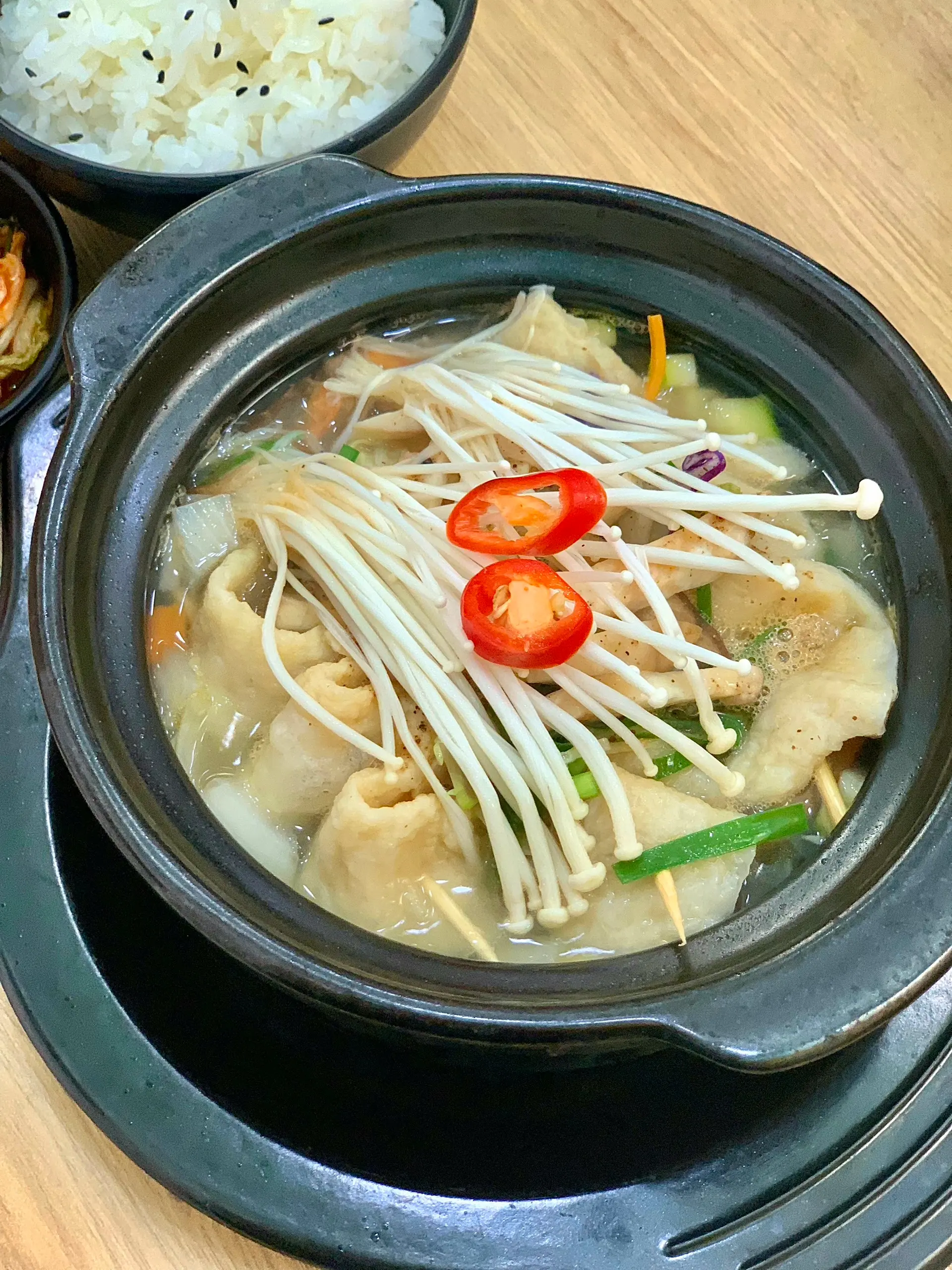 Hình ảnh Súp bánh cá oden (kèm cơm)