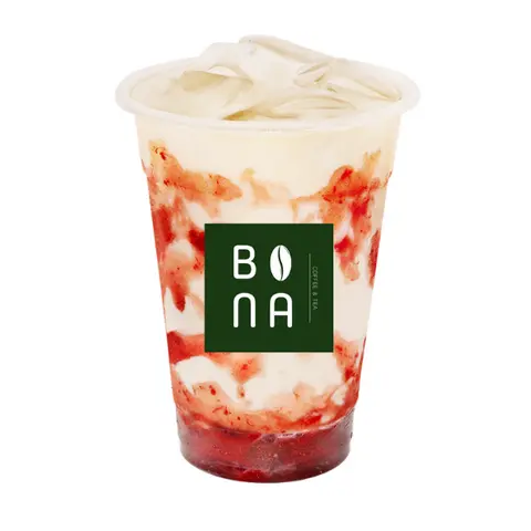 Hình ảnh LATTE DÂU SỮA TƯƠI