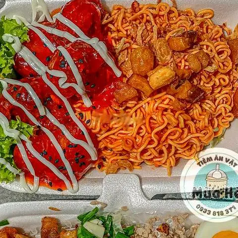 Hình ảnh Mì trộn tép mỡ gà mật ong