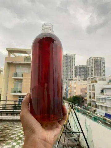 Hình ảnh Sâm mía lau nhà nấu ít ngọt chai lớn 1 lít
