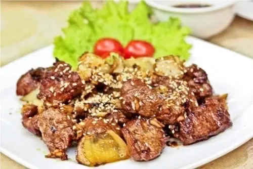 Hình ảnh Bò nướng ngũ vị