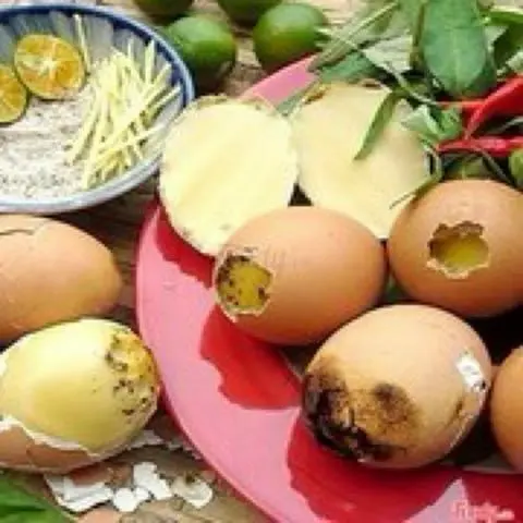 Hình ảnh Hột gà nướng (2 trứng)