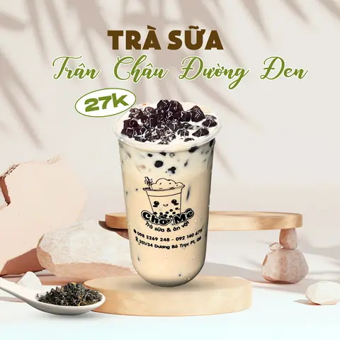 Hình ảnh Trà Sữa Trân Châu Đường Đen