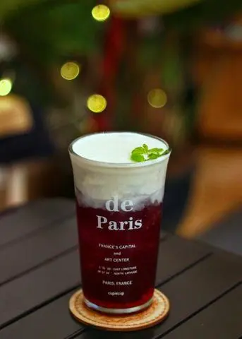 Hình ảnh Machiato đậu biếc
