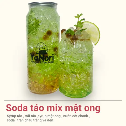 Hình ảnh Soda táo mix mật ong