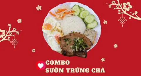 Hình ảnh Cơm Tấm Sườn - Trứng - Chả
