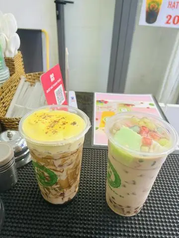 Hình ảnh Trà sữa kem trứng nướng