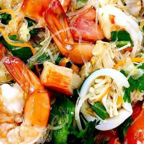Hình ảnh Miến trộn hải sản