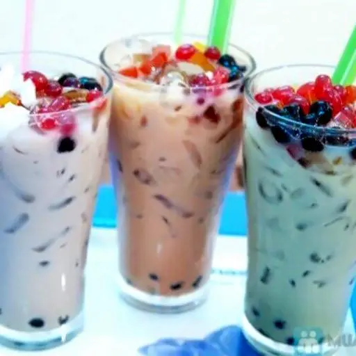 Hình ảnh TRÀ SỮA HƯƠNG SÂM DỨA  ( THẠCH TRÁI CÂY)
