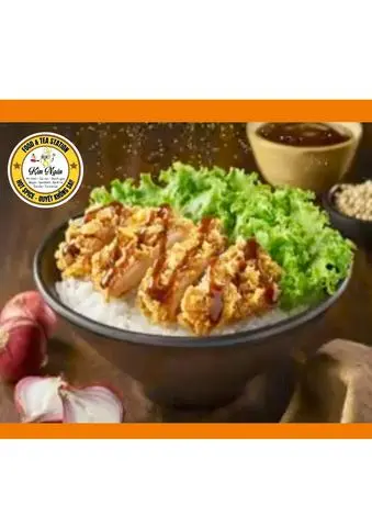 Hình ảnh Cơm Gà Giòn Sốt Teriyaki Nhật Bản