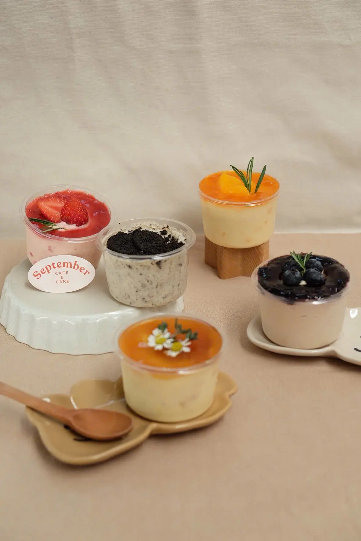 Hình ảnh Cheesecake Hủ (Dâu/Việt Quất)