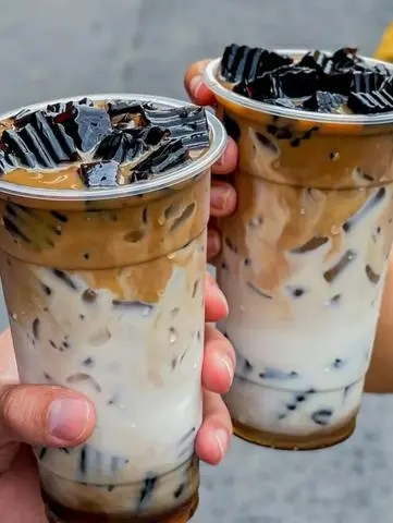 Hình ảnh Sữa tươi cafe sương sáo trân châu 