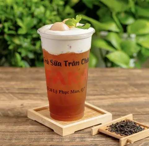 Hình ảnh Trà Vải Kem Mặn