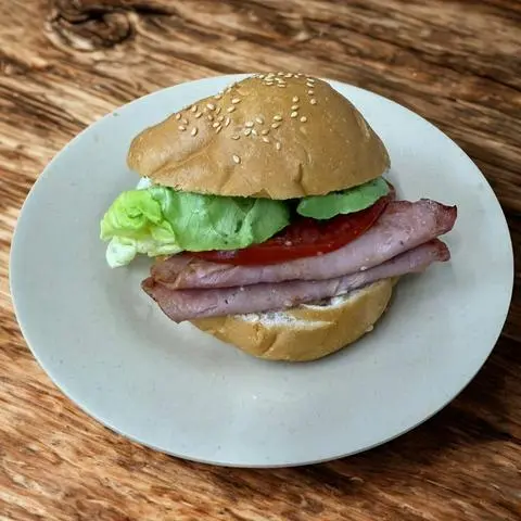 Hình ảnh Hamburger Dăm Bông 火腿漢堡