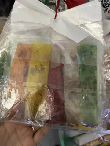 Hình ảnh bánh tráng cuộn mỡ hành cay