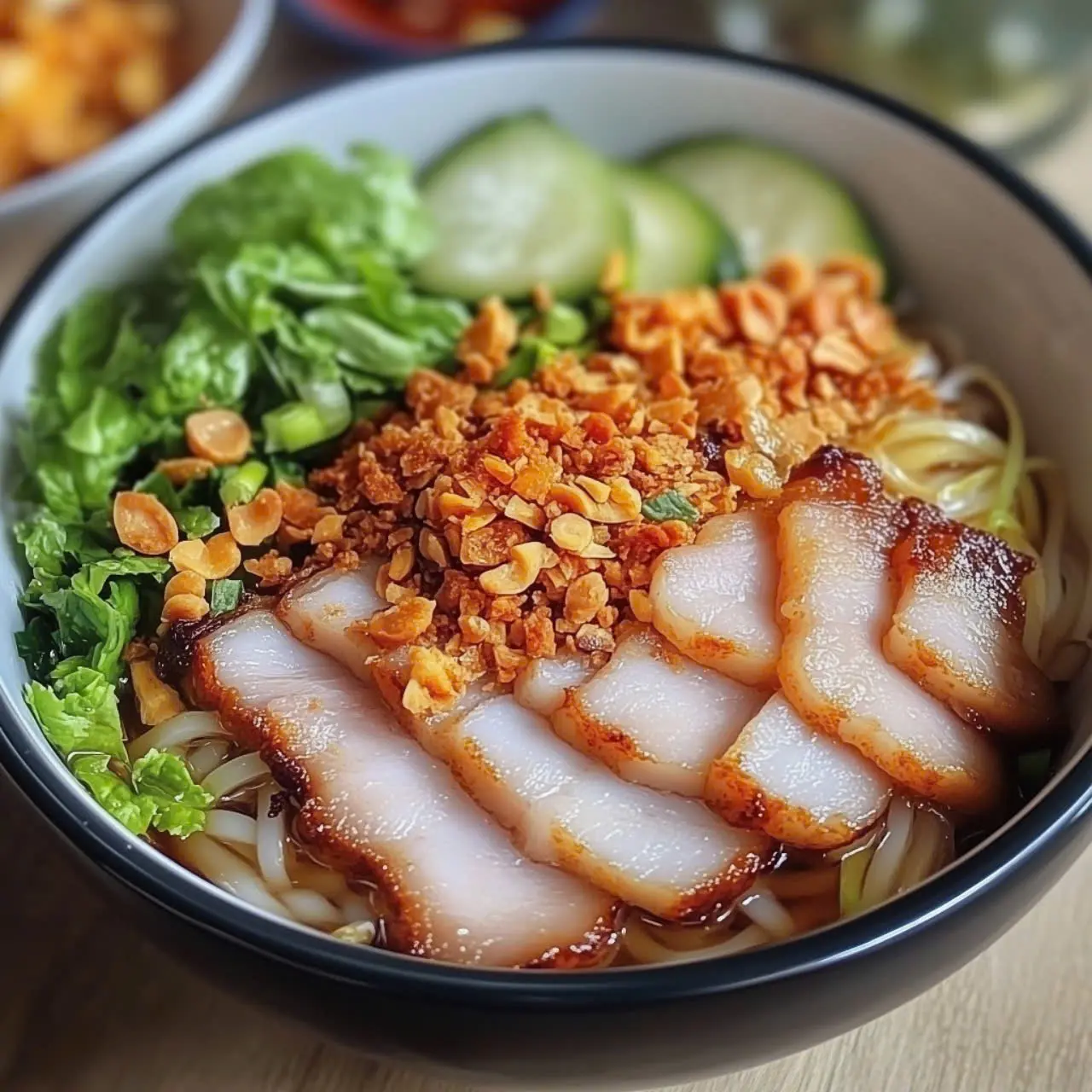 Hình ảnh Bún mắm nêm thịt luộc