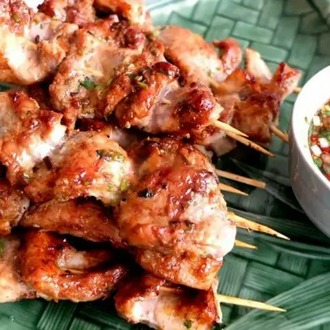 Hình ảnh Heo nướng xiên que - mooping