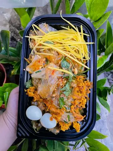 Hình ảnh Bánh Tráng trộn phơi sương 