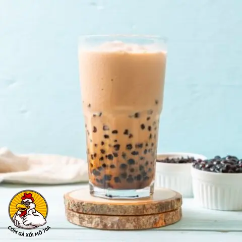 Hình ảnh trà sữa trâu châu truyền thống