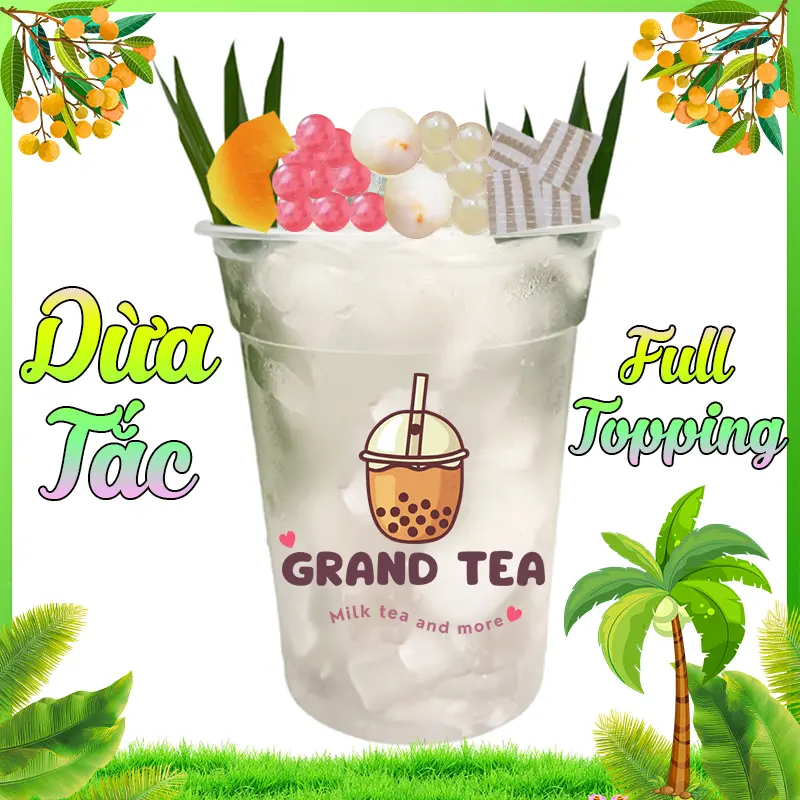 Hình ảnh Nước dừa tắc Full Topping/Kumquat Coconut Water
