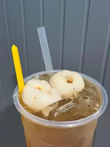 Hình ảnh trà vải dầm 