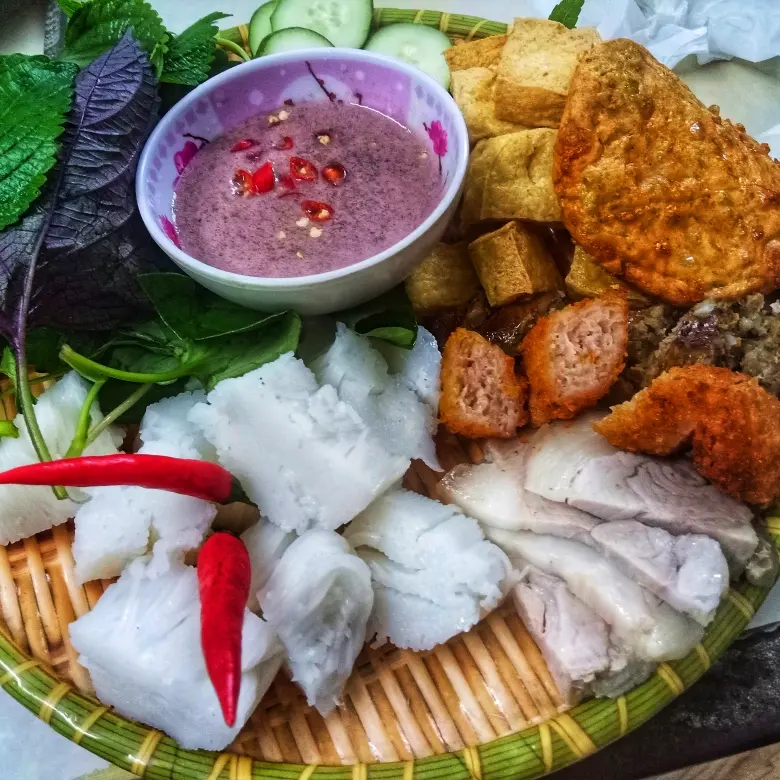 Hình ảnh bún đậu thập cẩm (suất 2 người)