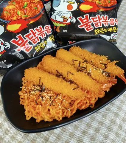 Hình ảnh Mì Samyang tôm chiên xù