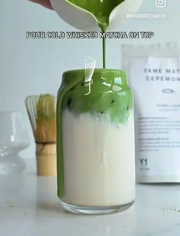 Hình ảnh Cold whisked matcha latte